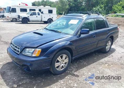 2005 Subaru Baja Turbo из США, поврежденный, VIN 4S4BT63C455108345